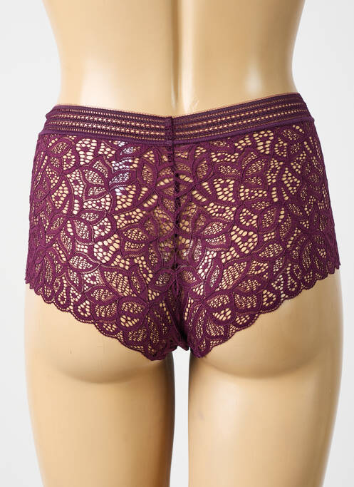 Shorty violet WACOAL femme