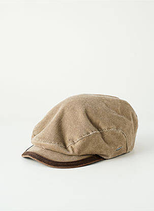 Casquette tissage velours beige BUGATTI homme