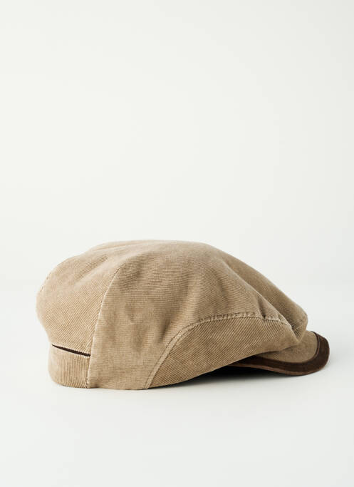 Casquette tissage velours beige BUGATTI homme