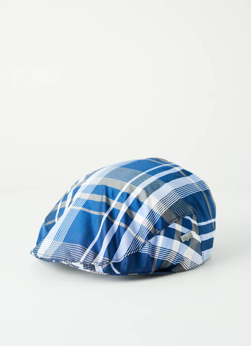 Casquette imprimé carreaux bleu BUGATTI homme