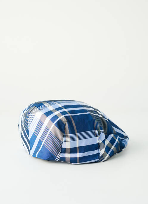 Casquette imprimé carreaux bleu BUGATTI homme