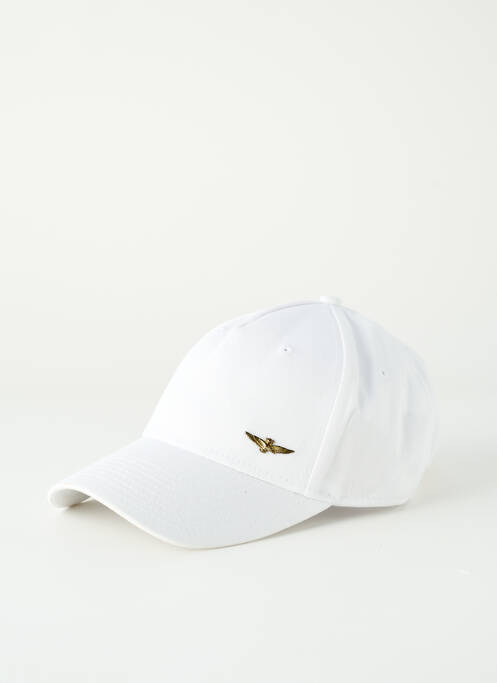 Casquette blanc AERONAUTICA homme