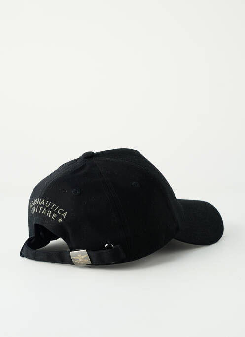 Casquette noir AERONAUTICA homme