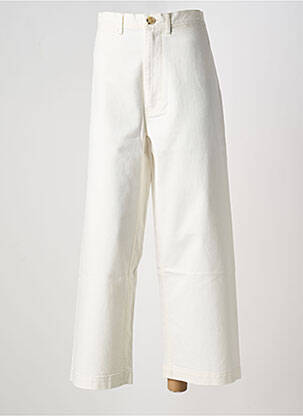 Jeans coupe large taille haute taille haute beige BELLEROSE femme