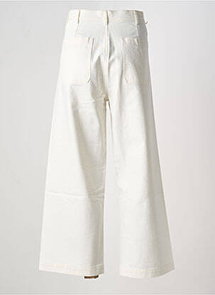 Jeans coupe large taille haute taille haute beige BELLEROSE femme