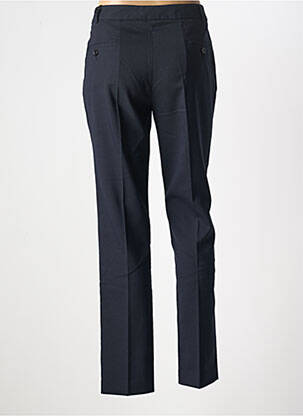 Pantalon chino poches taille haute bleu LEON & HARPER femme
