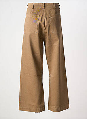 Jeans coupe large stretch taille haute marron BELLEROSE femme