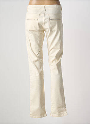 Jeans coupe slim taille normale taille normale beige ATHÉ femme