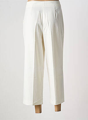 Pantalon 7/8 taille haute taille haute beige SET femme