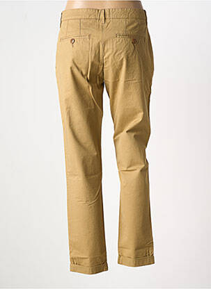Pantalon chino tissage popeline taille normale vert CHLOÉ STORA femme