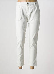 Jeans coupe slim stretch taille normale gris ACQUAVERDE femme