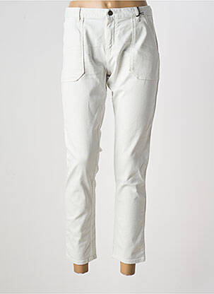 Jeans coupe slim stretch taille normale gris ACQUAVERDE femme