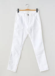 Jeans coupe slim stretch taille normale blanc ACQUAVERDE femme