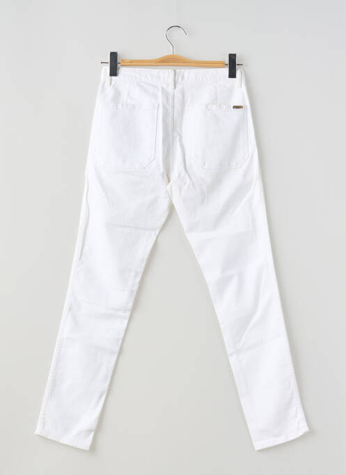 Jeans coupe slim blanc ACQUAVERDE pour femme