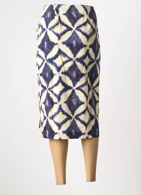 Jupe mi-longue bleu BELLEROSE pour femme