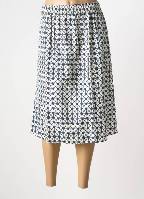 Jupe mi-longue bleu HARTFORD pour femme