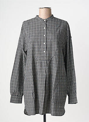 Blouse col rond manches longues noir LEON & HARPER femme