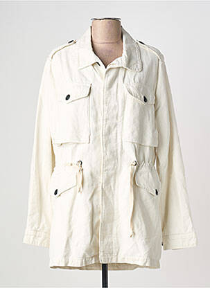 Veste casual coupe droite blanc LEON & HARPER femme