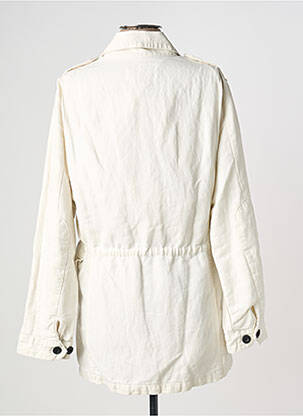 Veste casual coupe droite blanc LEON & HARPER femme