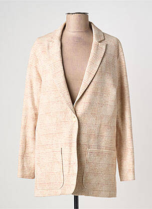 Blazer finition intérieure doublée beige SWILDENS femme