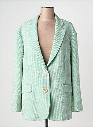 Blazer poignets boutonnés vert HOD femme