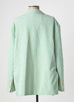 Blazer poignets boutonnés vert HOD femme