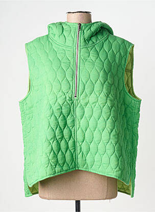 Veste casual coupe droite vert V.DE.VINSTER femme