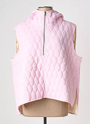 Veste casual coupe droite rose V.DE.VINSTER femme