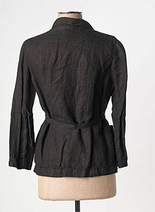 Veste casual coupe cintrée noir POMANDERE femme