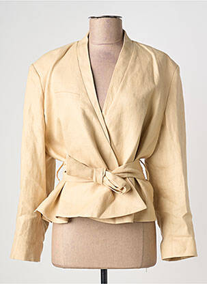 Veste casual finition intérieure doublée beige SOEUR femme
