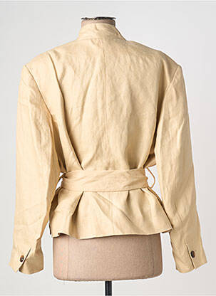 Veste casual finition intérieure doublée beige SOEUR femme