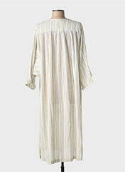 Robe mi-longue blanc MY SUNDAY MORNING femme seconde vue