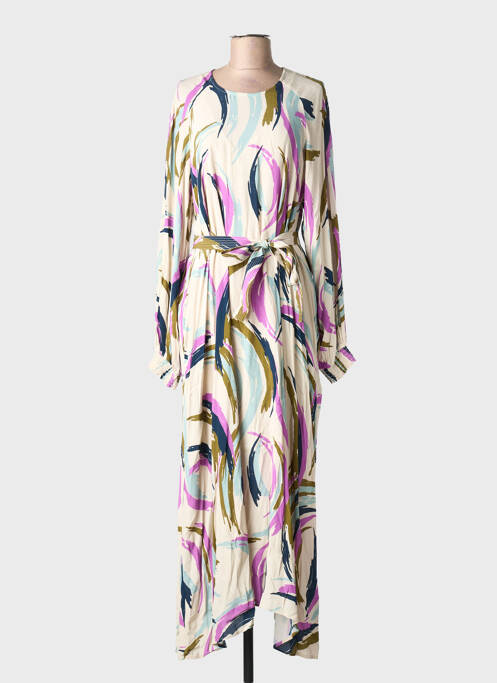 Robe longue manches longues manches longues beige ESSENTIEL ANTWERP femme