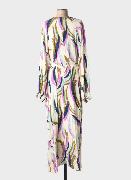 Robe longue manches longues manches longues beige ESSENTIEL ANTWERP femme