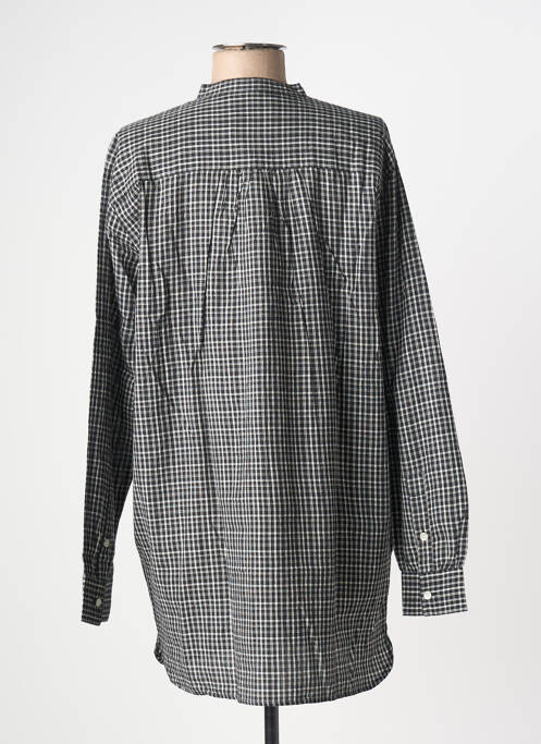 Blouse col rond manches longues noir LEON & HARPER femme