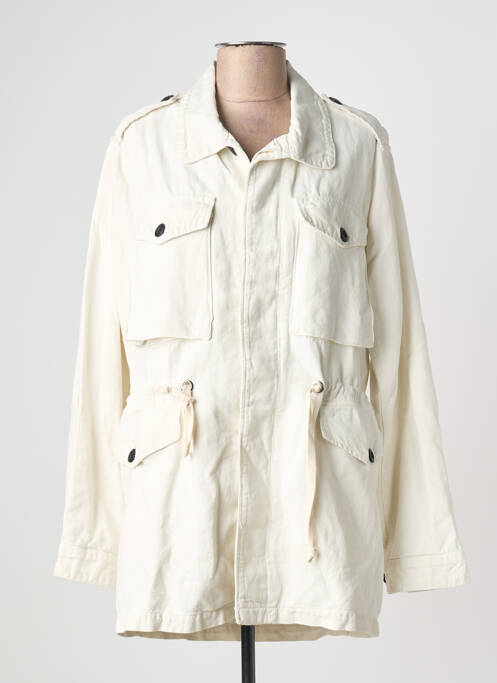 Veste casual coupe droite blanc LEON & HARPER femme