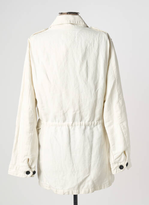 Veste casual coupe droite blanc LEON & HARPER femme
