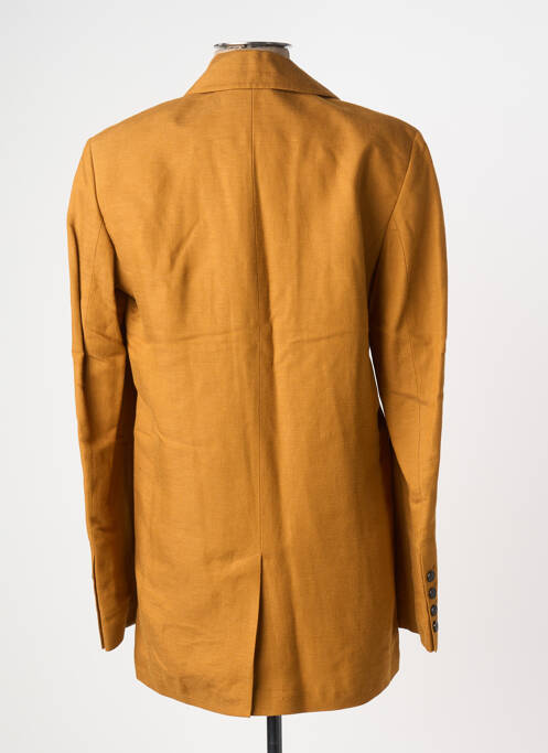 Veste casual col tailleur orange BIRGITTE HERSKIND femme