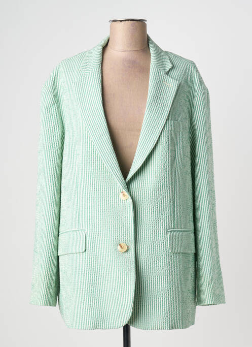 Blazer poignets boutonnés vert HOD femme