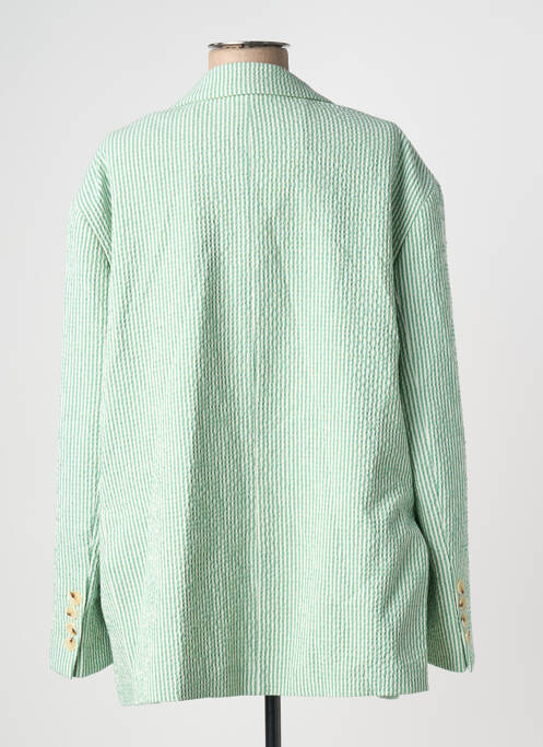 Blazer poignets boutonnés vert HOD femme