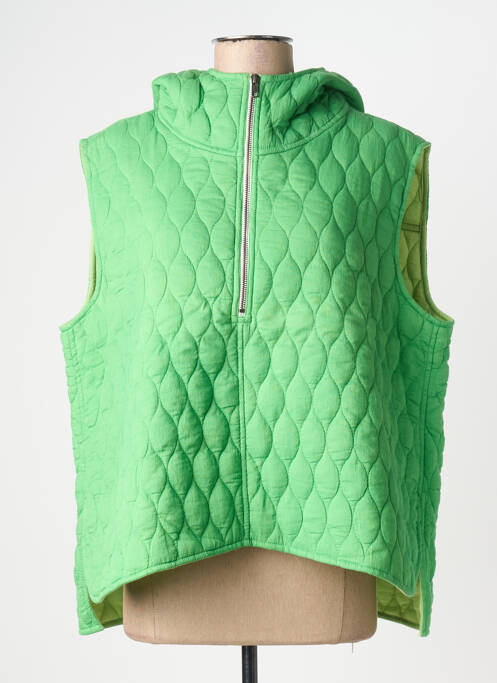 Veste casual coupe droite vert V.DE.VINSTER femme
