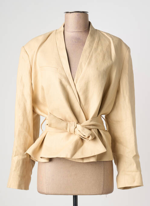 Veste casual finition intérieure doublée beige SOEUR femme