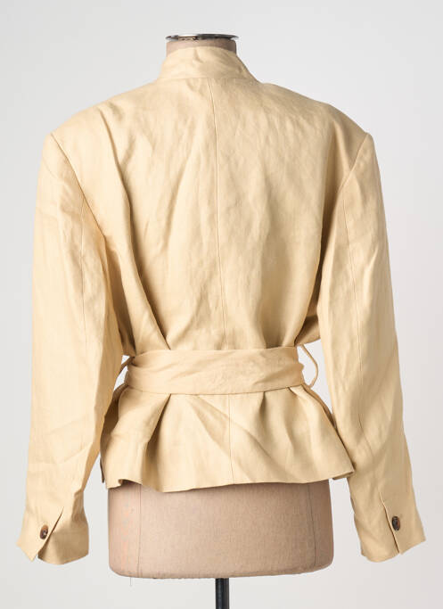 Veste casual finition intérieure doublée beige SOEUR femme