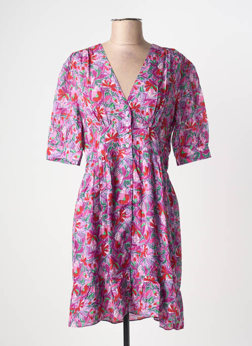 Robe courte violet BA&SH femme