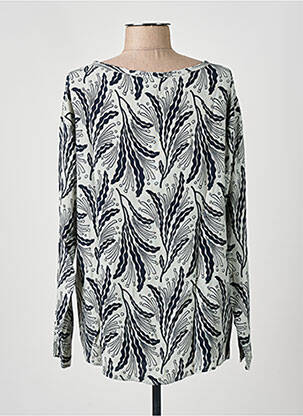Blouse imprimé fantaisie manches longues gris HARTFORD femme