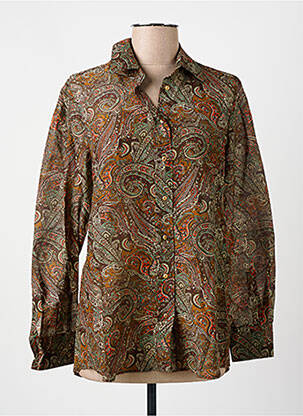 Chemisier marron DIEGA pour femme