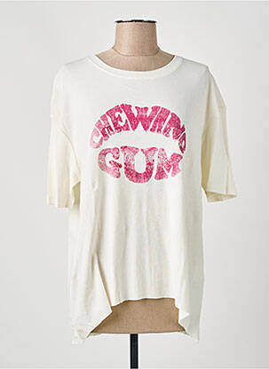 T-shirt beige SWILDENS pour femme