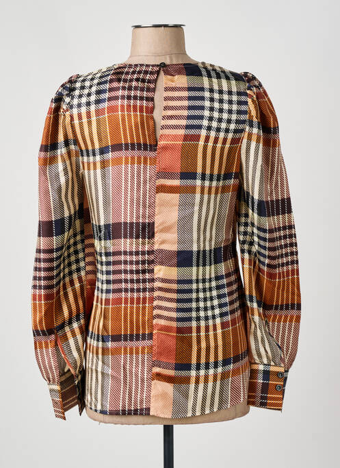 Blouse marron SECOND FEMALE pour femme