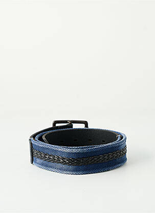 Ceinture coutures renforcées bleu BUGATTI homme