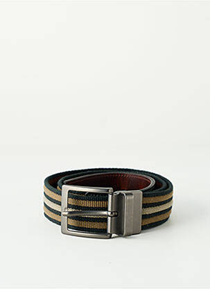 Ceinture coutures renforcées noir BUGATTI homme